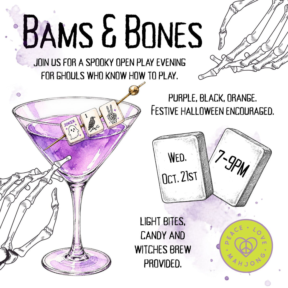 Bams & Bones Open Play - 10/21/2026