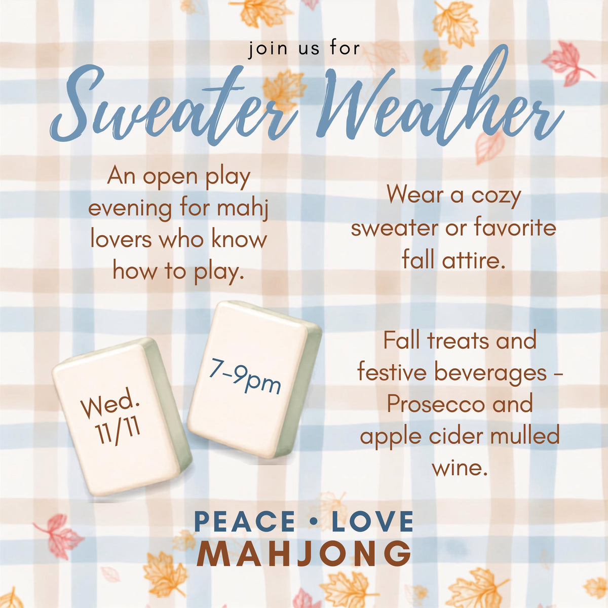 Sweater Weather Open Play - 11/11/2026