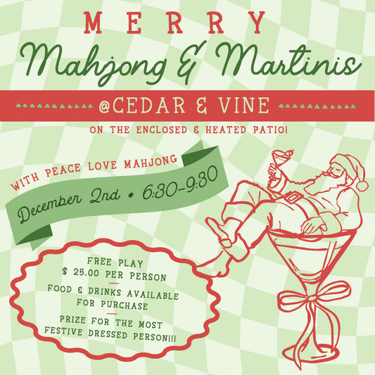 Cedar & Vine Open Play 12-2-25